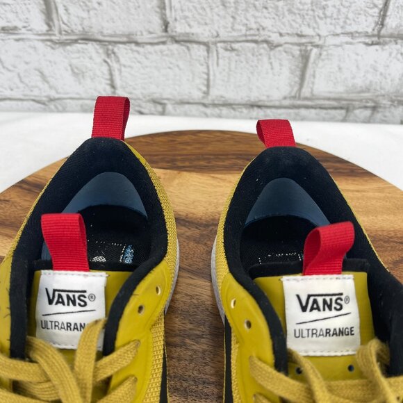 Vans Ultrarange Exo Mens 7.5 Yellow Mustard Black Skate Shoes 721356 - Picture 14 of 15
